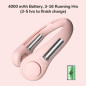 JISULIFE Ventilateur de Cou Portable : Fraîcheur 360° Mains Libres, Batterie Longue Durée