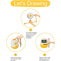 WEDRAW Robot Éducatif: Dessin, Maths et Écriture Facile pour Enfants (3-6 ans)!
