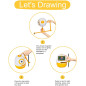 WEDRAW Robot Éducatif: Dessin, Maths et Écriture Facile pour Enfants (3-6 ans)! WEDRAW Robot Éducatif: Dessin, Maths et Écriture Facile pour Enfants (3-6 ans)!