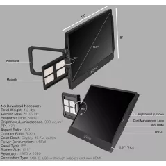 SideTrak Swivel, l'écran latéral