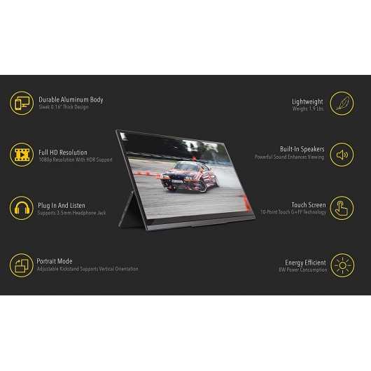 SideTrak Solo, moniteur portable de 15,6 "