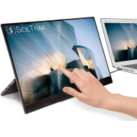 Boost Work & Play with SideTrak 15.8” Touch Monitor