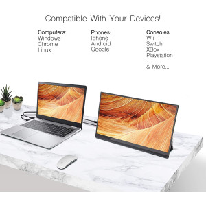 SideTrak Solo, moniteur portable de 15,6 "