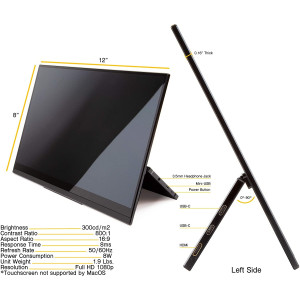SideTrak Solo, moniteur portable de 15,6 "