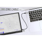 GTEK Moniteur Portable 15.8 Full HD : Écran nomade ultra-léger pour travail et jeux !