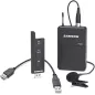 Samson XPD2 Lavalier: Micro sans Fil USB pour Podcasts, Streaming & Présentations Impeccables
