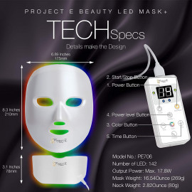 Obtenez une Peau Éclatante avec le Masque LED de Project Beauty