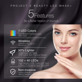 Obtenez une Peau Éclatante avec le Masque LED de Project Beauty