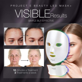 Obtenez une Peau Éclatante avec le Masque LED de Project Beauty