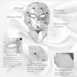 Masque LED HIME SAMA : Soins Pro pour Visage & Cou