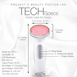 Thérapie LED Project Beauty : Obtenez une Peau Jeune & Ferme