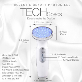 Peau Sans Acné avec Thérapie LED | Project E Beauty