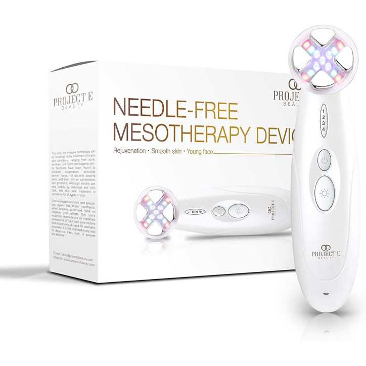 Project E Beauty : Masseur Facial LED Portable Anti-Âge, Raffermissant & Revitalisant