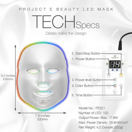 Masque Photon LED pour Soin de Peau Ultime