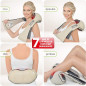 Donnerberg NM089 : Massage Shiatsu Chauffant pour Soulager Cou et Dos - Garantie 7 Ans!