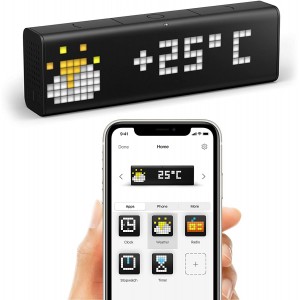 LaMetric Time + Wall Plug, the connected clock and plug