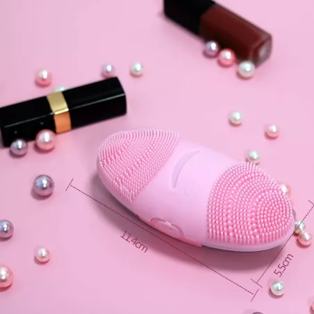 SUNMAY Oval: Brosse Nettoyante Visage Sonique Chauffante pour une Peau Éclatante et un Massage Relaxant