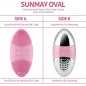 SUNMAY Oval: Brosse Nettoyante Visage Sonique Chauffante pour une Peau Éclatante et un Massage Relaxant