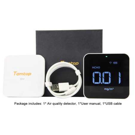 Temtop M10i: Moniteur de Qualité dAir Intérieur - Respirez un Air Sain !