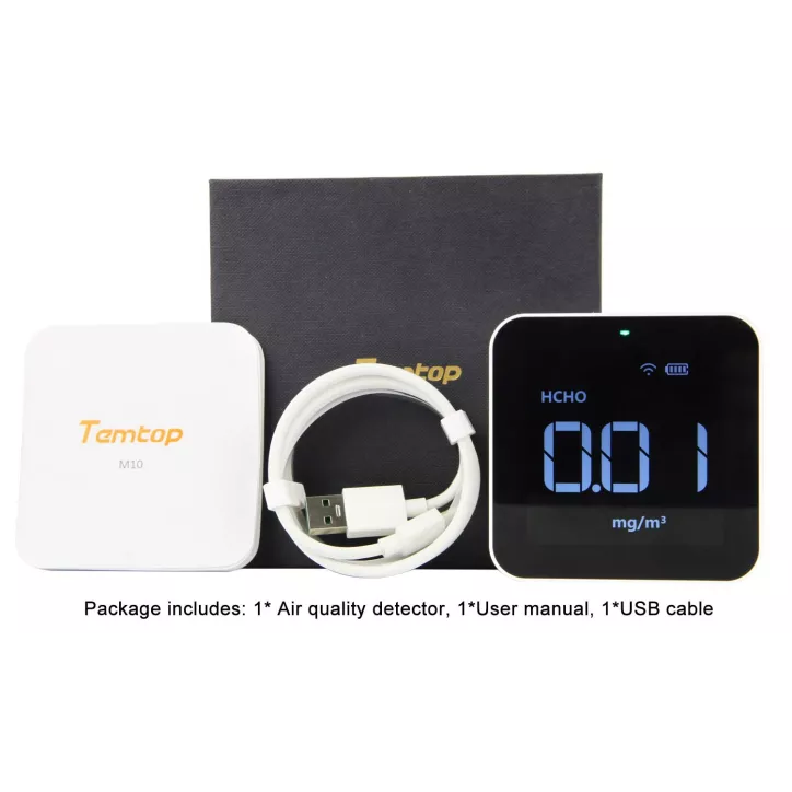 Temtop M10i: Moniteur de Qualité dAir Intérieur - Respirez un Air Sain !