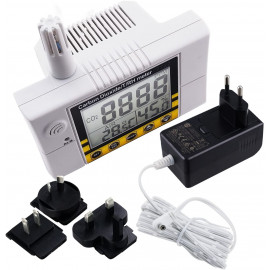 CO2 Monitor & Humidity Controller with NDIR Sensor - Home & Office