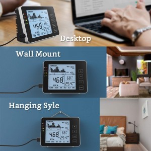 GZAIR Model 1, the ergonomic air quality monitor