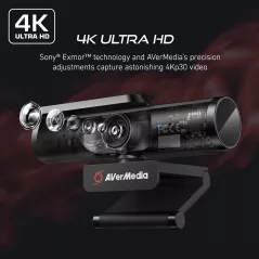 AverMedia PW513, la webcam 4K un grand angle