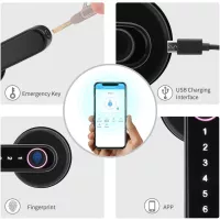 Laxre Serrure Intelligente Bluetooth à Empreinte Digitale: Sécurité et Simplicité pour Votre Maison