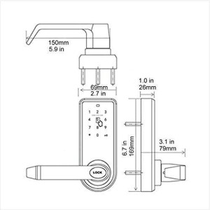 ETEKJOY ET912, la serrure 3-en-1