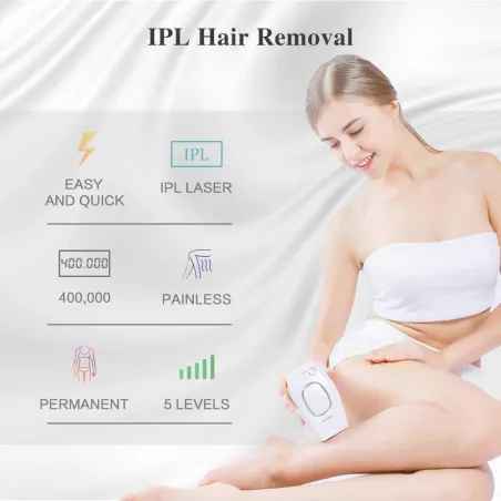 Aimanfun IPL : Épilation Définitive à Domicile, Rapide et Indolore - Peau Douce Garantie !