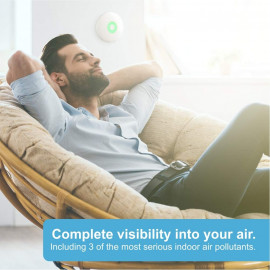 Airthings Wave Plus, the air purifier for The Airthings Wave Plus i...