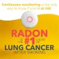 Airthings Wave 2 : Détecteur de Radon Intelligent, Température & Humidité - Protégez Votre Intérieur!