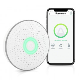 Détection de Radon Intelligente - Moniteur Airthings Wave 2ème Gén