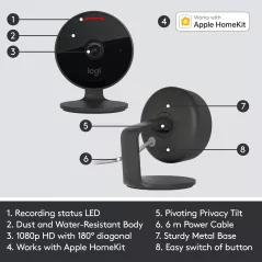 Logitech Circle View, la caméra résidentielle de sécurité