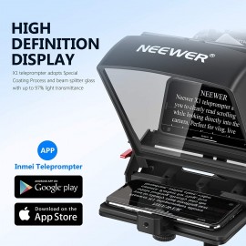 Buy Neewer Smartphone & DSLR Teleprompter - Easy Setup & Clear Display