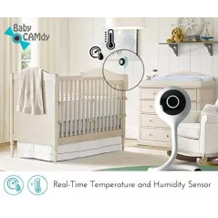 Baby CAMdy: Surveillance Bébé HD avec Audio Bidirectionnel & Vision Nocturne - Tranquillité dEsprit Garantie!