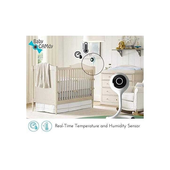 Baby CAMdy: Surveillance Bébé HD avec Audio Bidirectionnel & Vision Nocturne - Tranquillité dEsprit Garantie!