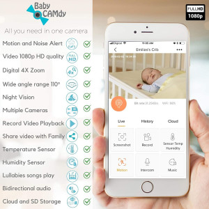Baby CAMdy, la caméra qui se fixe partout