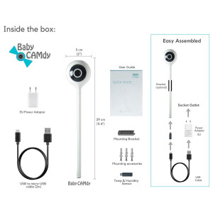 Baby CAMdy, la caméra qui se fixe partout