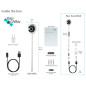 Baby CAMdy: Surveillance Bébé HD avec Audio Bidirectionnel & Vision Nocturne - Tranquillité dEsprit Garantie!
