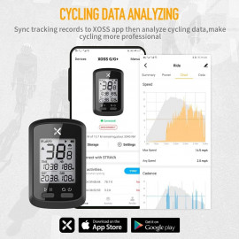 GPS Vélo XOSS G+: Suivi Précis, Étanche, Compatible Bluetooth