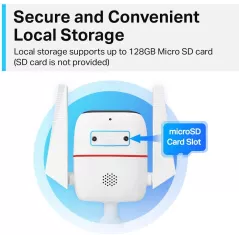 Tapo C310 : Caméra de Surveillance Extérieure HD, Wi-Fi, Vision Nocturne 30m, Alerte Mouvement