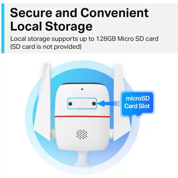Tapo C310 : Caméra de Surveillance Extérieure HD, Wi-Fi, Vision Nocturne 30m, Alerte Mouvement