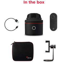 Pivo Lite : Créez des vidéos captivantes pour les réseaux sociaux avec suivi IA et étui de voyage !