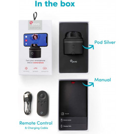 Pivo Pod Silver : Support Intelligent Suivi Automatique pour Smartphones