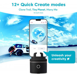 Pivo Pod Silver: Smart Auto-Tracking Mount for Phones