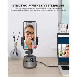 Webcam 1080P Suivi Automatique pour Vidéo Claire et Professionnelle