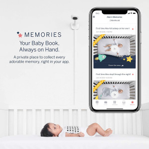 Nanit Pro Monitor and Wall Mount, the baby monitor with a wall mount