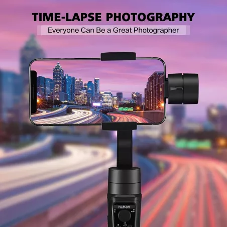 Stabilisateur Smartphone Hohem iSteady: Filmez comme un Pro! Anti-tremblement, 12h dautonomie