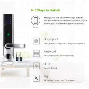 ZKTeco TL400B, the biometric door lock